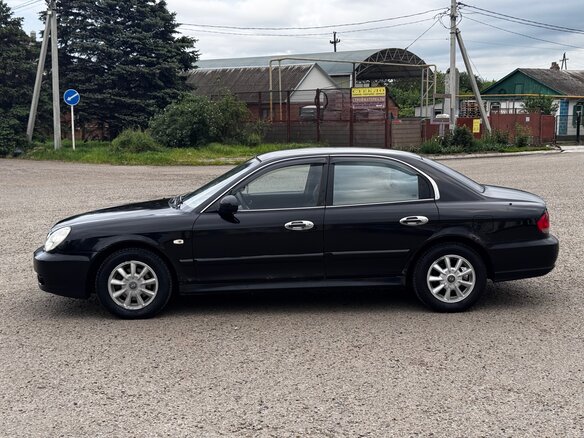2002 Hyundai Sonata IV (EF) Рестайлинг, чёрный, 350000 рублей - вид 4