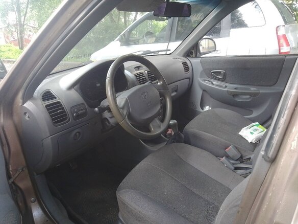 2004 Hyundai Accent ТагАЗ II, коричневый - вид 5