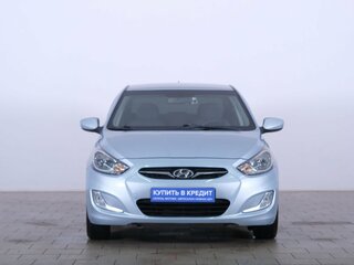 2013 Hyundai Solaris I, голубой, 869000 рублей, вид 2