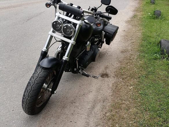 2008 Harley-Davidson Fat Bob, чёрный, 797000 рублей - вид 2