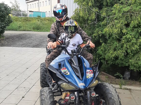 2020 Armada ATV 200, синий, 105000 рублей - вид 1