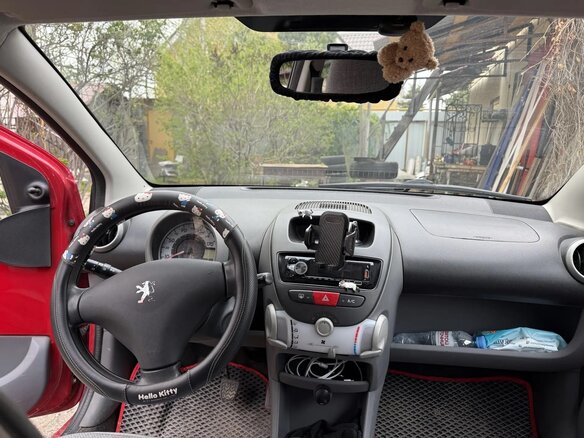 2008 Peugeot 107 I, красный, 375000 рублей - вид 10
