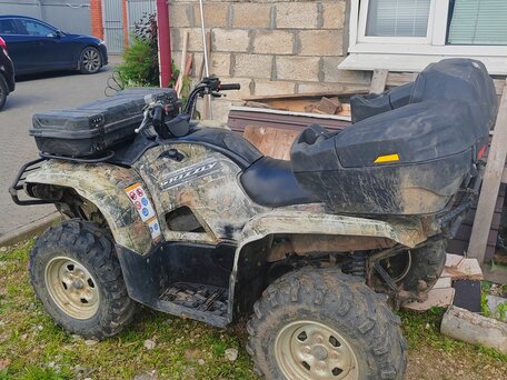 2012 Yamaha Grizzly 700, зелёный, 580000 рублей, вид 3