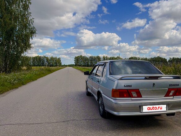 2005 Lada (ВАЗ) 2115, серебристый, 280000 рублей - вид 4
