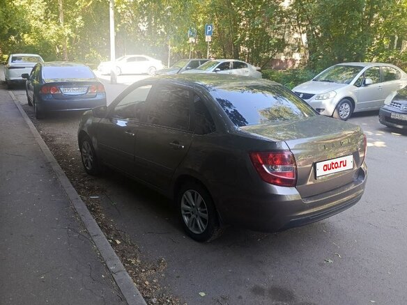 2022 Lada (ВАЗ) Granta I Рестайлинг, коричневый, 650000 рублей - вид 6