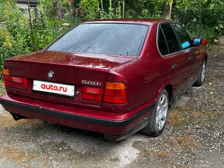 1992 BMW 5 серии 520i III (E34), красный, 250000 рублей, вид 2