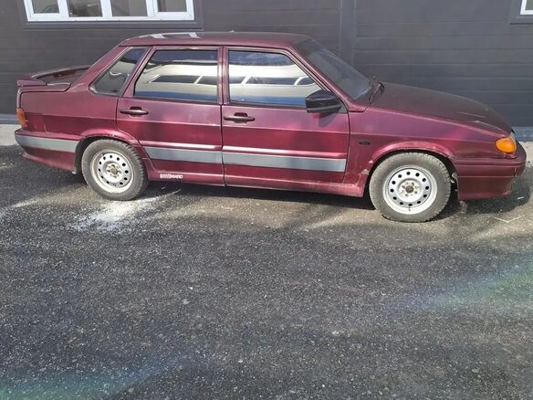 2005 Lada (ВАЗ) 2115, красный, 110000 рублей - вид 6