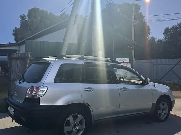 2003 Mitsubishi Outlander I, серебристый, 415000 рублей - вид 7