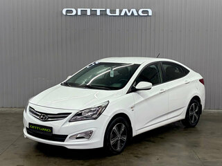 2016 Hyundai Solaris I Рестайлинг, белый, 1147000 рублей, вид 1