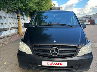 2012 Mercedes-Benz Vito 111 CDI L3 II (W639) Рестайлинг, чёрный, 1490000 рублей, вид 3