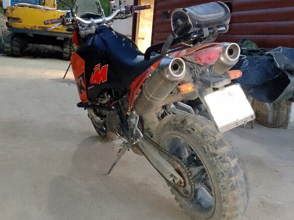 2006 KTM 950 SM, оранжевый, 300000 рублей - вид 7