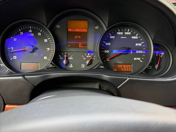 2008 Porsche Cayenne I Рестайлинг (957), чёрный - вид 3