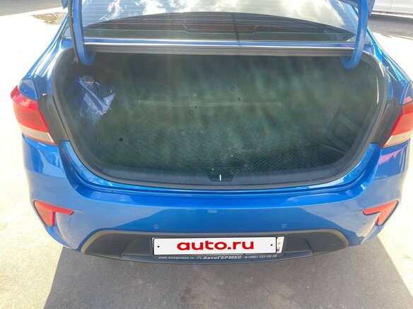 2019 Kia Rio IV, синий, 1300000 рублей - вид 12