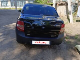 2012 Lada (ВАЗ) Granta I, чёрный, 450000 рублей, вид 2