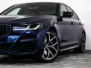 2021 BMW 5 серии 530i xDrive VII (G30/G31/G38) Рестайлинг, синий, 3749000 рублей, вид 2