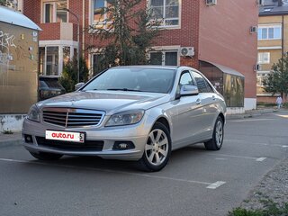 2007 Mercedes-Benz C-Класс 180 Kompressor III (W204), серебристый, 1350000 рублей, вид 1