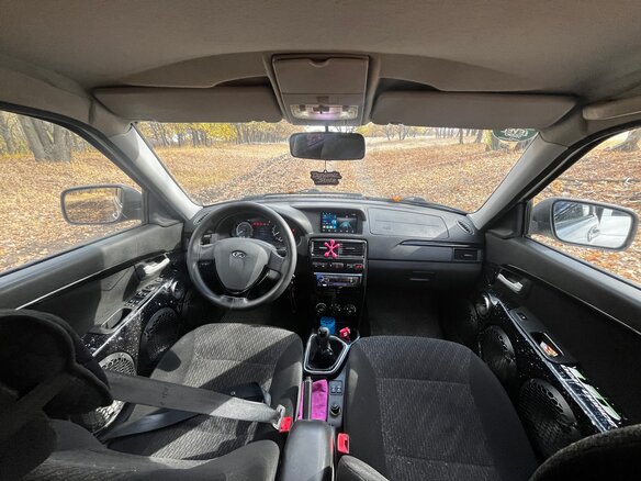2014 Lada (ВАЗ) Priora I Рестайлинг, серебристый, 445000 рублей - вид 9