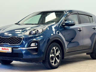 2021 Kia Sportage IV Рестайлинг, синий, 2130000 рублей, вид 1
