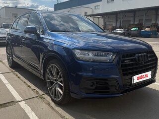 2016 Audi Q7 II (4M), синий, 4500000 рублей, вид 2
