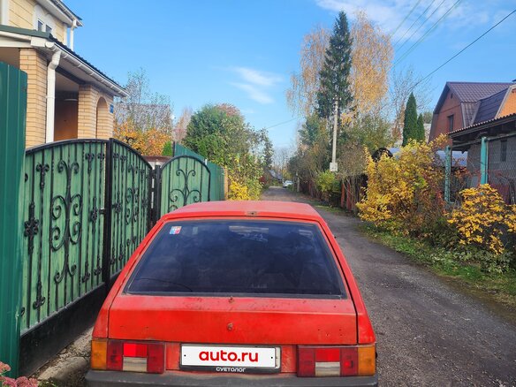 1991 Lada (ВАЗ) 2109, красный, 35000 рублей - вид 2