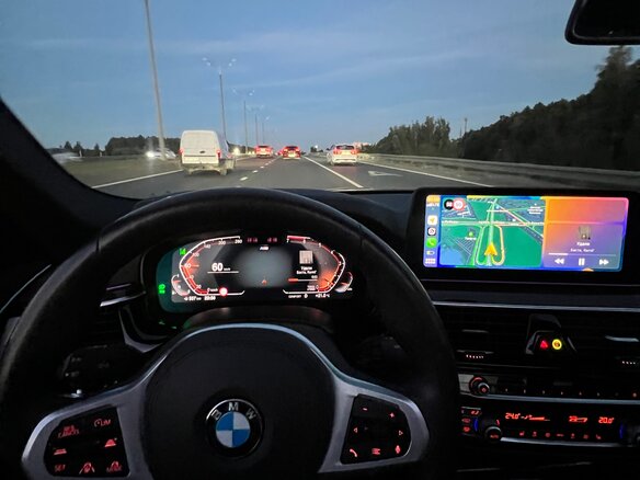 2021 BMW 5 серии 520i VII (G30/G31/G38) Рестайлинг, синий, 4300000 рублей - вид 7