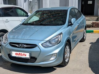 2012 Hyundai Solaris I, голубой, 695000 рублей, вид 2