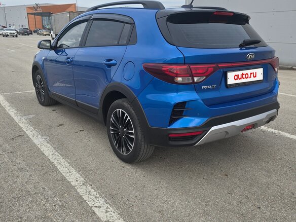 2021 Kia Rio X IV Рестайлинг, синий, 1850000 рублей - вид 7