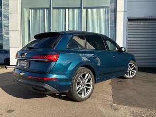 2019 Audi Q7 45 TDI II (4M) Рестайлинг, синий, 6550000 рублей, вид 4