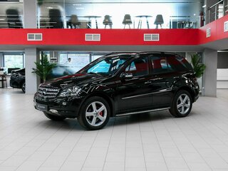 2008 Mercedes-Benz M-Класс 350 II (W164) Рестайлинг, чёрный, 1250000 рублей, вид 1