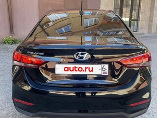 2018 Hyundai Solaris II, чёрный, 1155000 рублей, вид 4