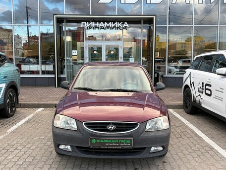 2007 Hyundai Accent ТагАЗ II, красный, 372000 рублей, вид 2