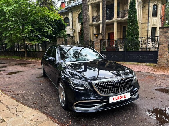 2018 Mercedes-Benz Maybach S-Класс 450 I (X222) Рестайлинг, чёрный, 4500000 рублей