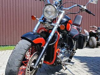 1995 Honda VT 1100, красный, 340000 рублей, вид 4