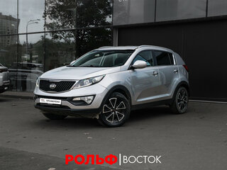 2014 Kia Sportage III Рестайлинг, серебристый, 1220000 рублей, вид 1