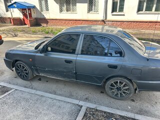 2007 Hyundai Accent ТагАЗ II, серый, 220000 рублей, вид 4