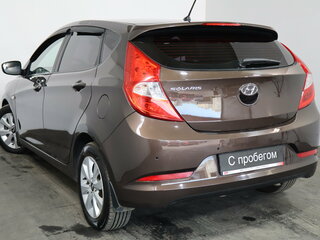 2016 Hyundai Solaris I Рестайлинг, коричневый, 1099000 рублей, вид 4