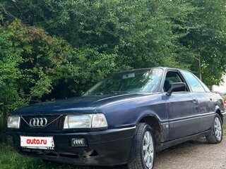 1988 Audi 80 IV (B3), синий, 130000 рублей, вид 1