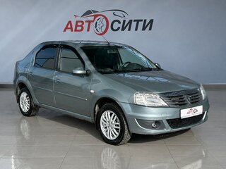 2011 Renault Logan I Рестайлинг, синий, 550000 рублей, вид 3