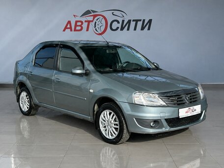 2011 Renault Logan I Рестайлинг, синий, 550000 рублей, вид 3