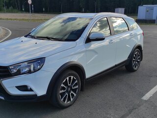2020 Lada (ВАЗ) Vesta SW Cross I, белый, 1100000 рублей, вид 1
