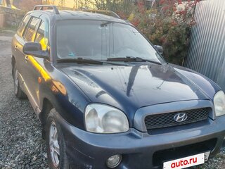 2003 Hyundai Santa Fe I, синий, 550000 рублей, вид 1
