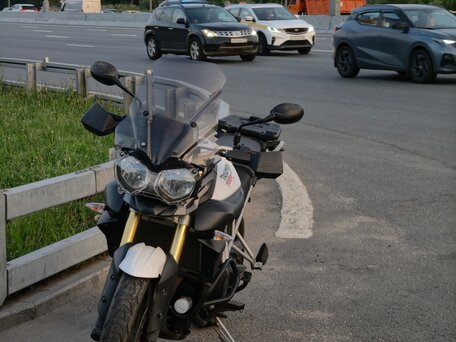 2011 Triumph Tiger 800, белый, 540000 рублей, вид 1