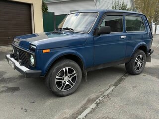 2013 Lada (ВАЗ) 2121 (4x4) I Рестайлинг, синий, 420000 рублей, вид 4