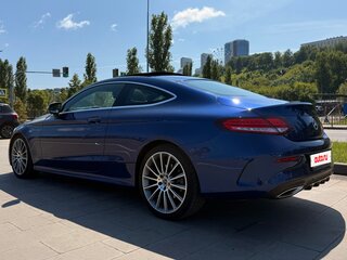 2019 Mercedes-Benz C-Класс 200 IV (W205) Рестайлинг, синий, 3800000 рублей, вид 5