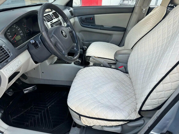 2006 Kia Cerato I, серебристый, 315000 рублей - вид 9