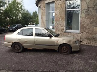 2006 Hyundai Accent ТагАЗ II, бежевый, 105000 рублей, вид 2