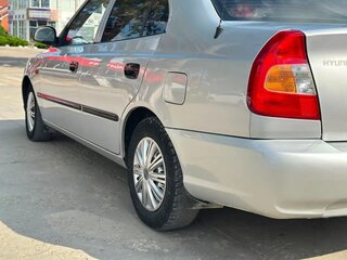 2005 Hyundai Accent ТагАЗ II, серебристый, 430000 рублей, вид 4