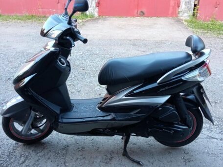 2007 Yamaha CygnusX, чёрный, 120000 рублей, вид 2