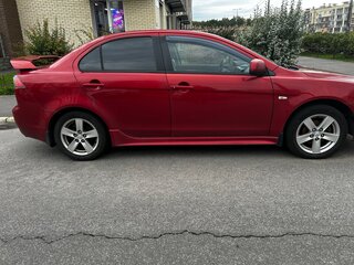 2008 Mitsubishi Lancer X, красный, 620000 рублей, вид 4