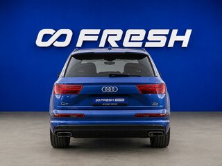 2017 Audi Q7 II (4M), синий, 4199999 рублей, вид 4